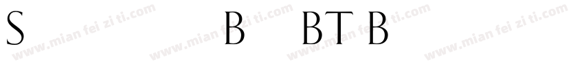 Schneidler Blk BT Black字体转换